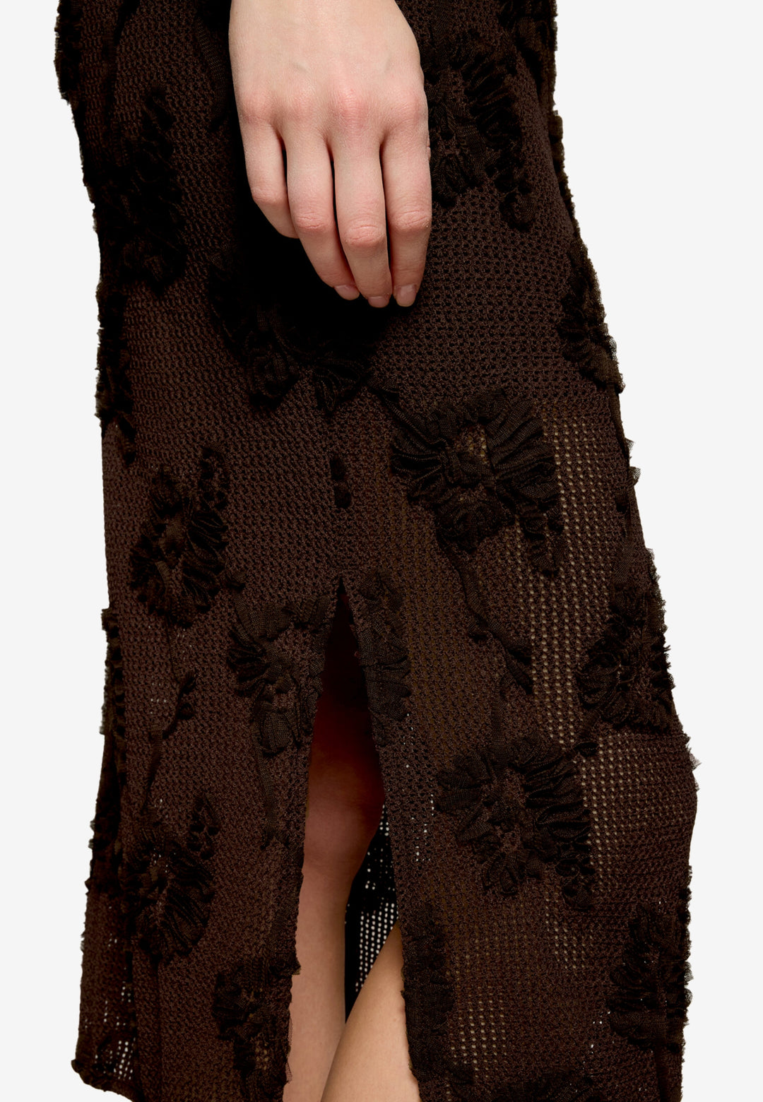 Rock Mittellang Casual, Chocolate Plum 7416 Bild 5