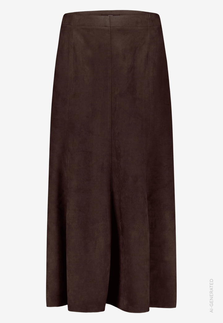 Rock Mittellang Casual, Chocolate Plum 7416 Bild 1