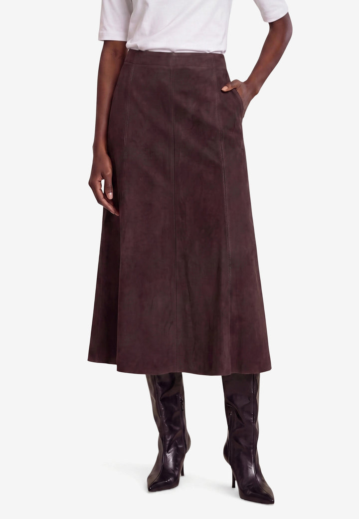 Rock Mittellang Casual, Chocolate Plum 7416 Bild 2