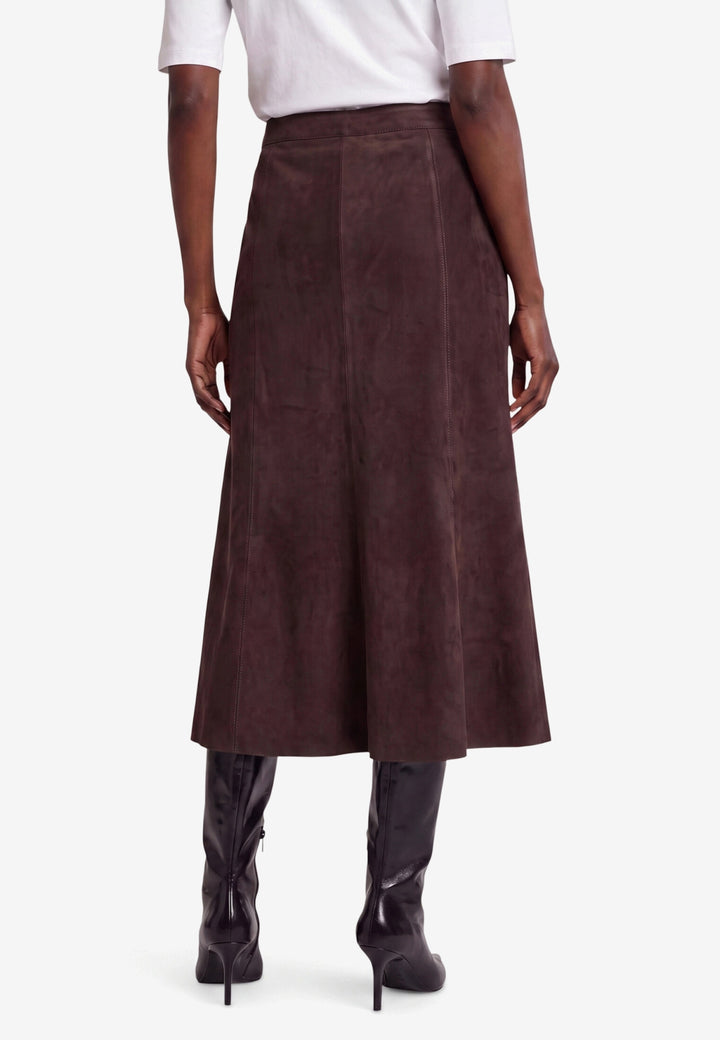 Rock Mittellang Casual, Chocolate Plum 7416 Bild 3