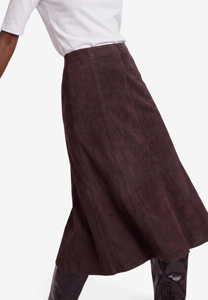Rock Mittellang Casual, Chocolate Plum 7416 Bild 5