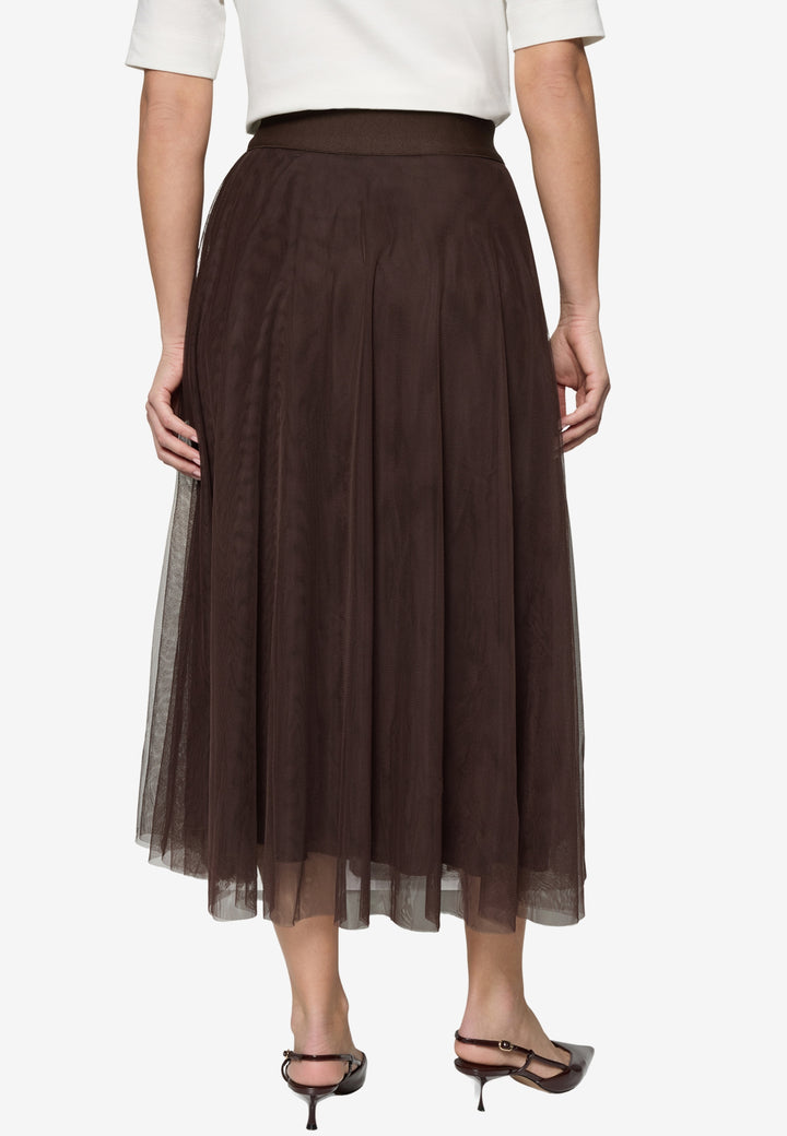 Rock Mittellang Casual, Chocolate Plum 7416 Bild 3