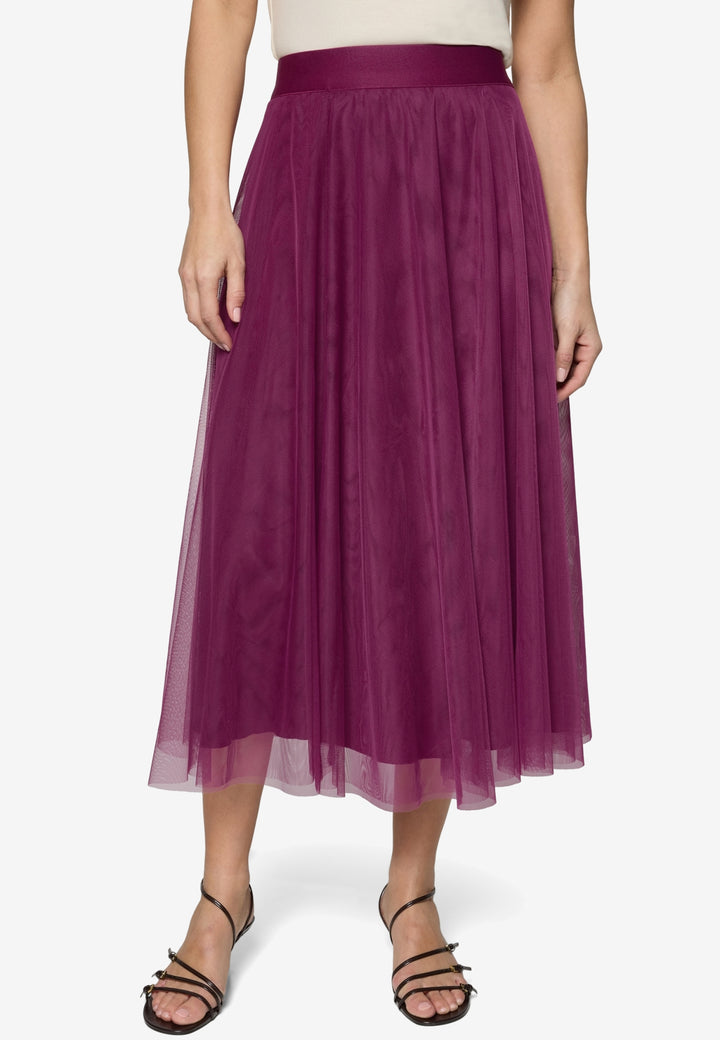 Rock Mittellang Casual, Magenta Purple 4304 Bild 2