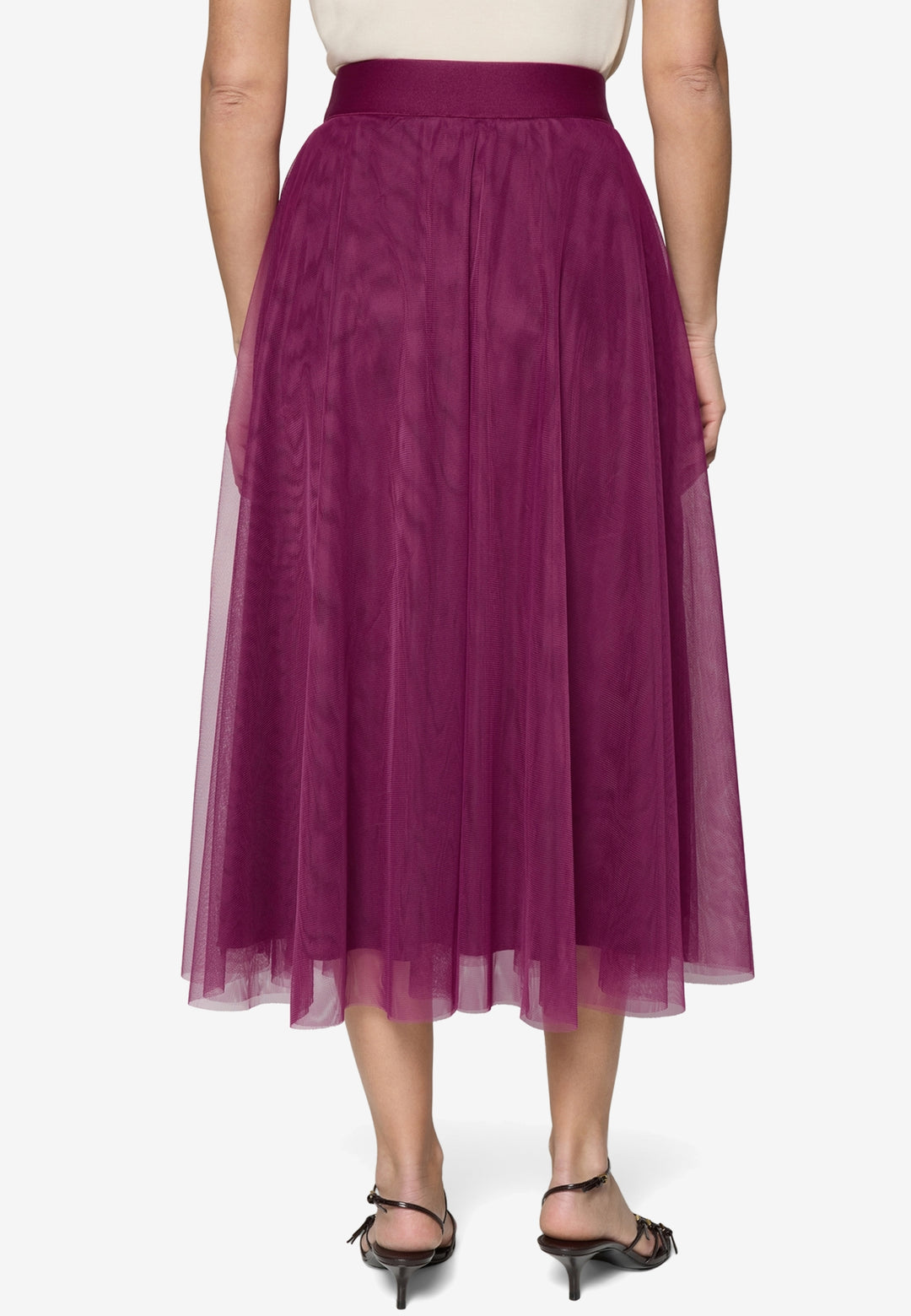 Rock Mittellang Casual, Magenta Purple 4304 Bild 3