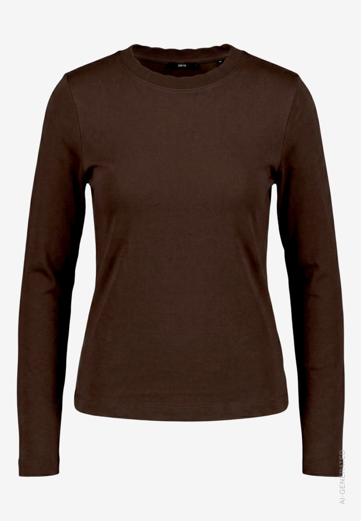 Shirt Kurz 1/1 Arm, Chocolate Plum 7416 Bild 1