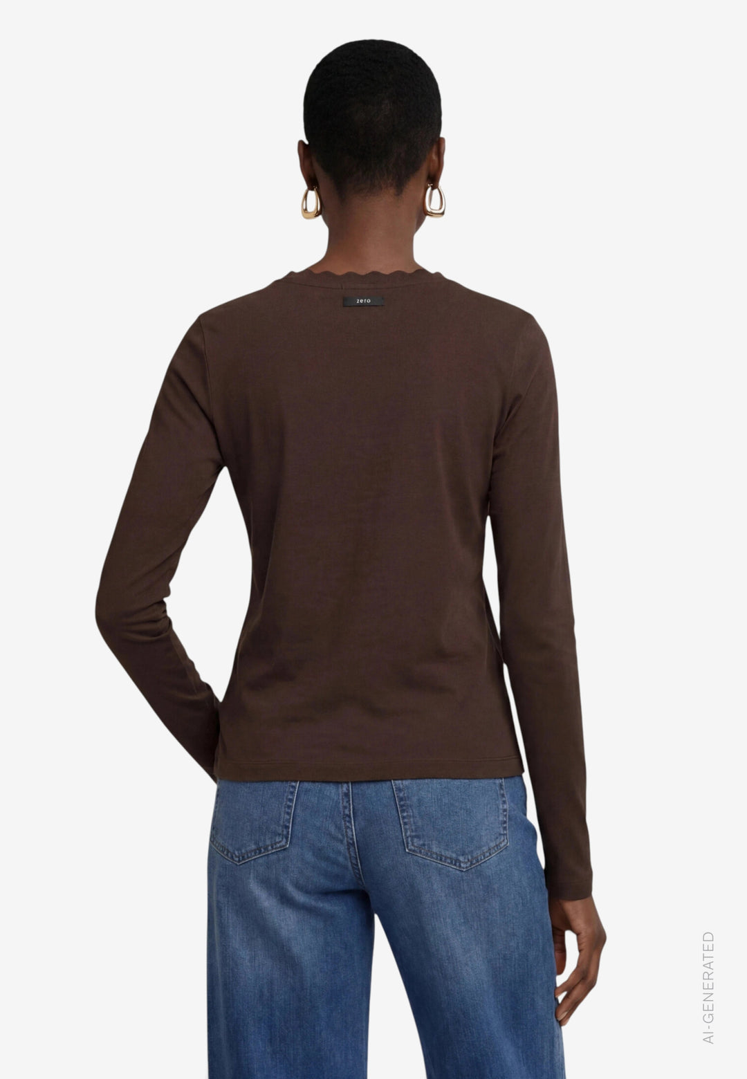 Shirt Kurz 1/1 Arm, Chocolate Plum 7416 Bild 3