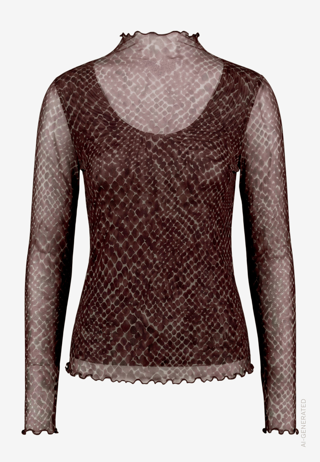 Shirt Kurz 1/1 Arm, Grey/Brown 9871 Bild 1