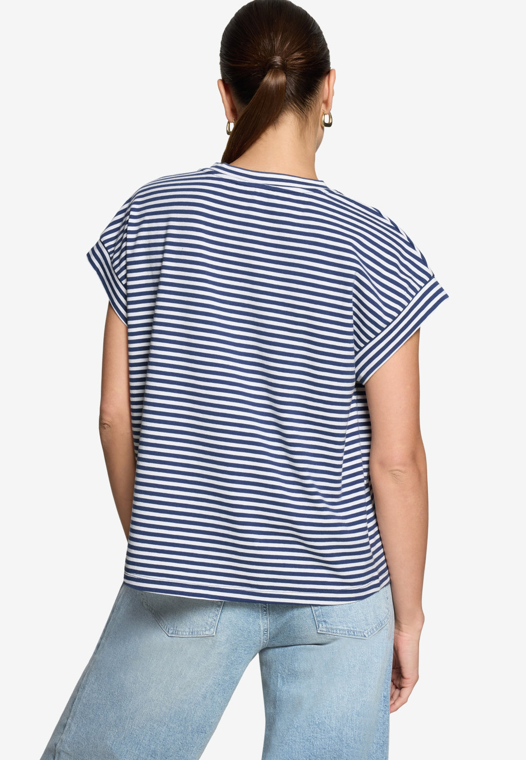 Shirt Kurz 1/2 Arm, Blue/White 8810 Bild 3