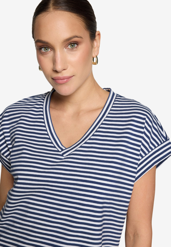 Shirt Kurz 1/2 Arm, Blue/White 8810 Bild 5
