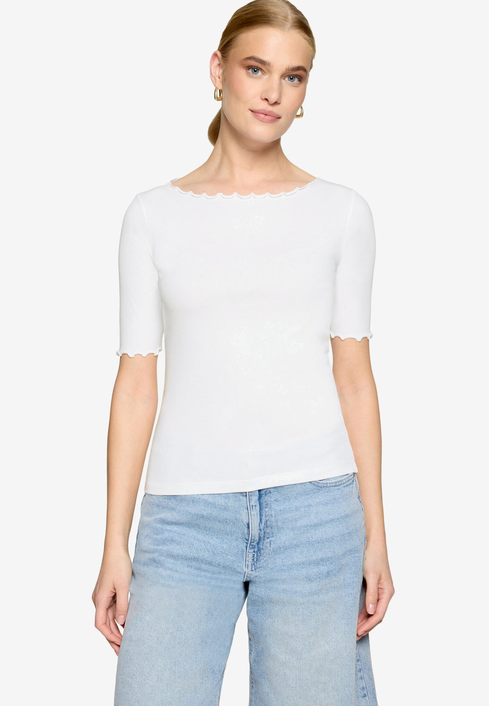 Shirt Kurz 1/2 Arm, Brilliant White 1003 Bild 2