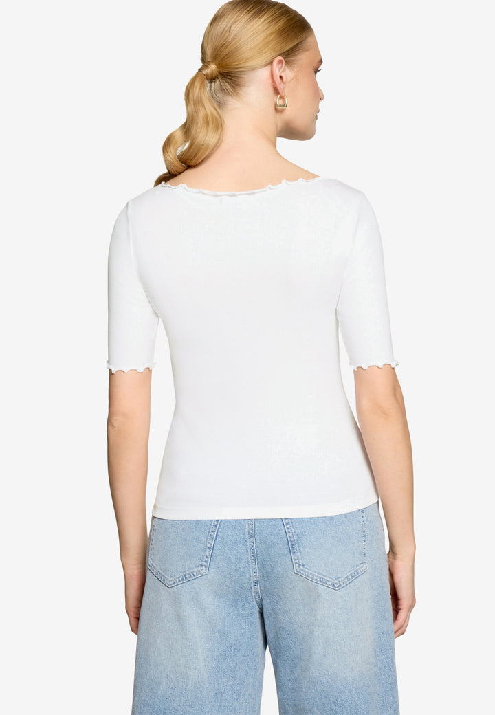 Shirt Kurz 1/2 Arm, Brilliant White 1003 Bild 3