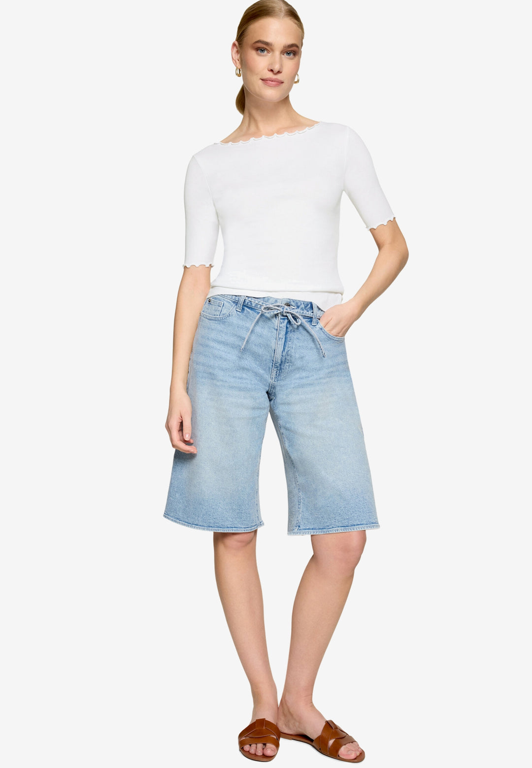 Shirt Kurz 1/2 Arm, Brilliant White 1003 Bild 4