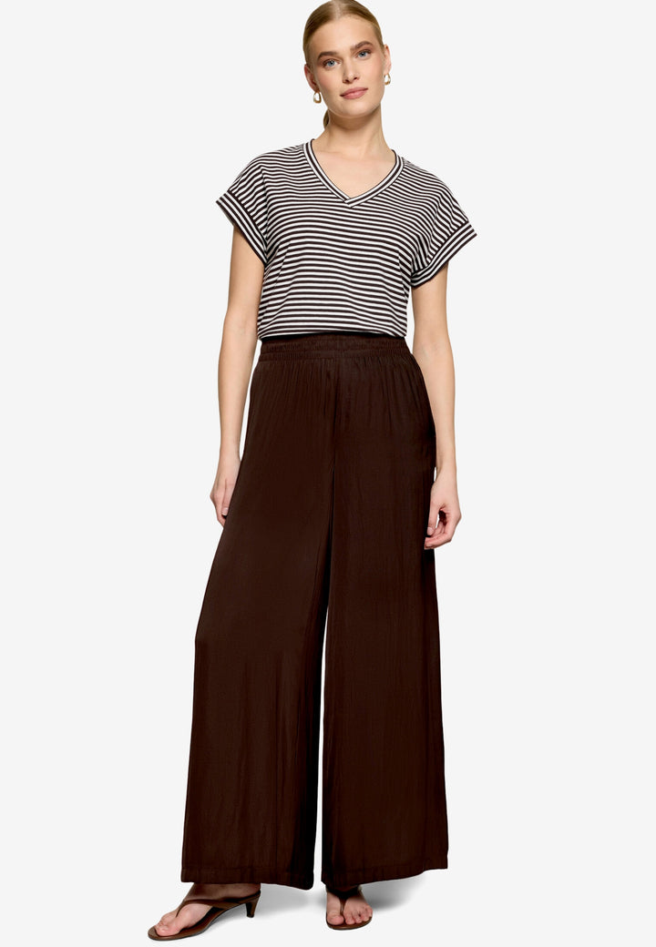 Shirt Kurz 1/2 Arm, Brown/White 7810 Bild 4