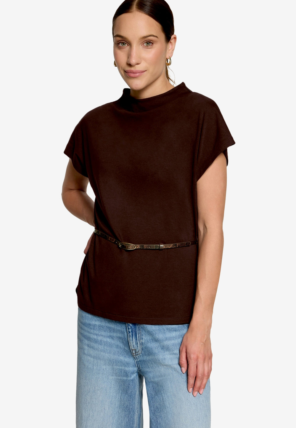 Shirt Kurz 1/2 Arm, Chocolate Plum 7416 Bild 2