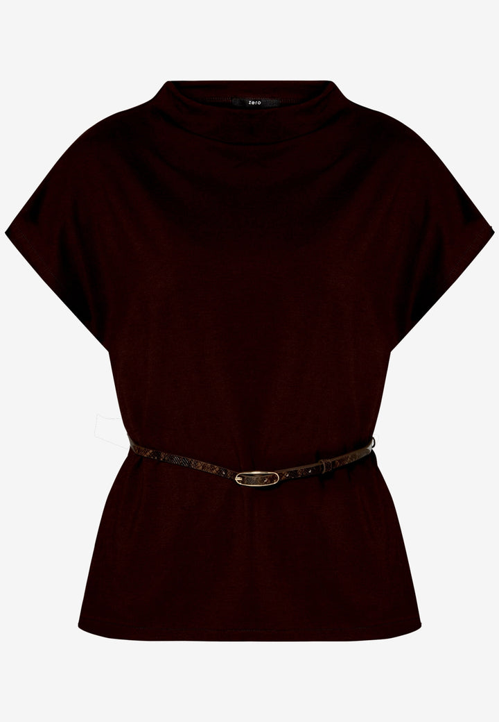 Shirt Kurz 1/2 Arm, Chocolate Plum 7416 Bild 6