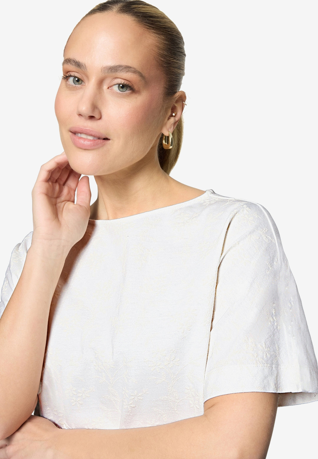 Shirt Kurz 1/2 Arm, Cream/Cream 1812 Bild 5