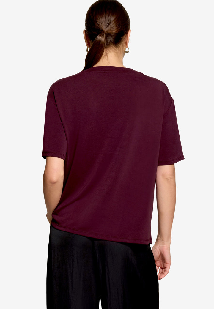 Shirt Kurz 1/2 Arm, Dark Aubergine 4685 Bild 2