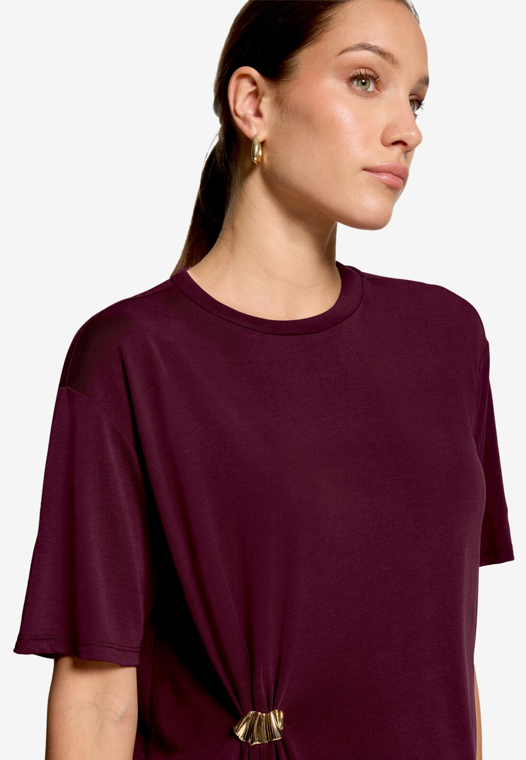 Shirt Kurz 1/2 Arm, Dark Aubergine 4685 Bild 4