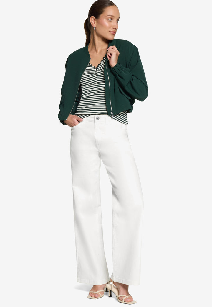 Shirt Kurz 1/2 Arm, Green/Cream 5811 Bild 8
