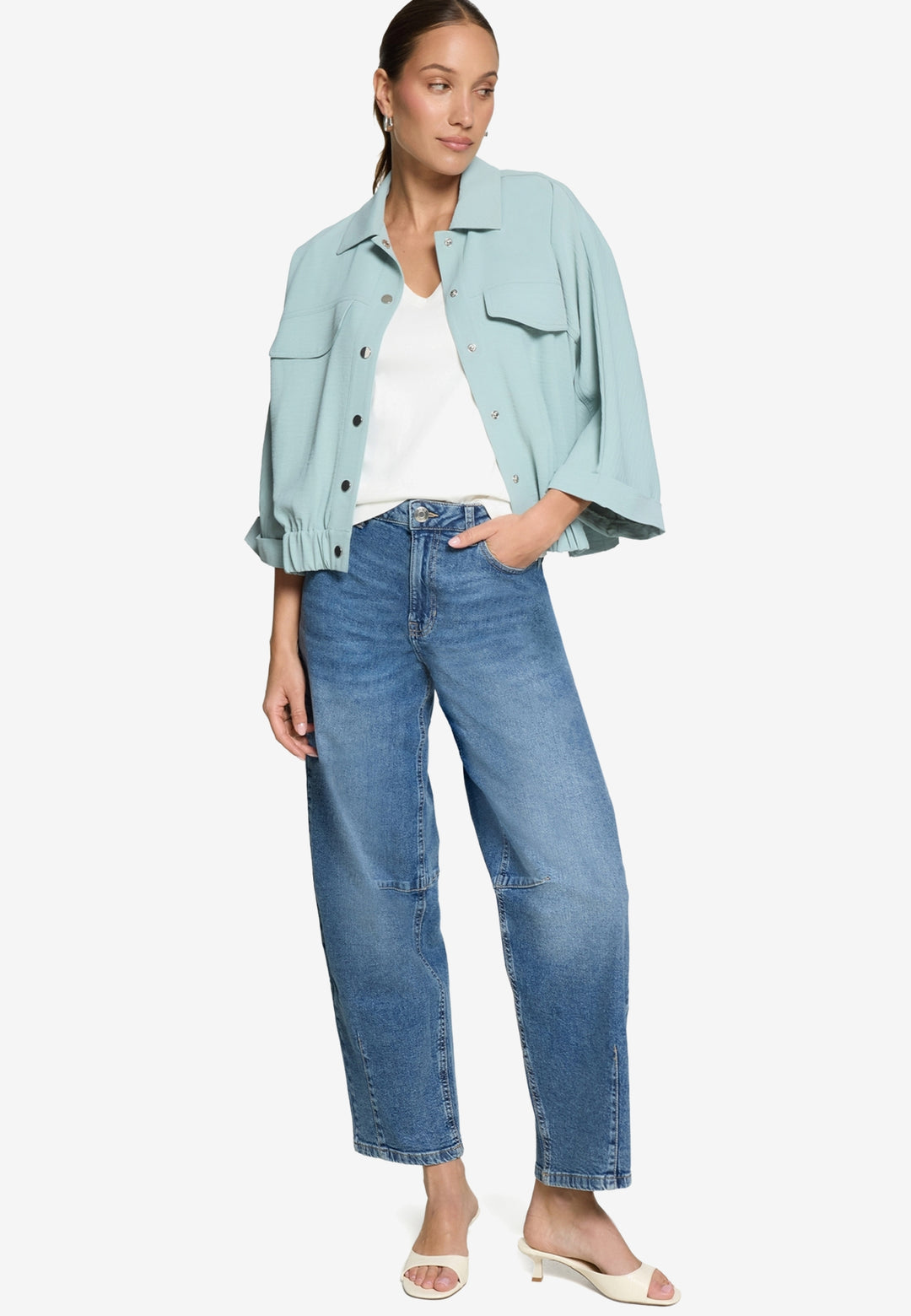 Shirt Kurz 1/2 Arm, Offwhite 1014 Bild 4