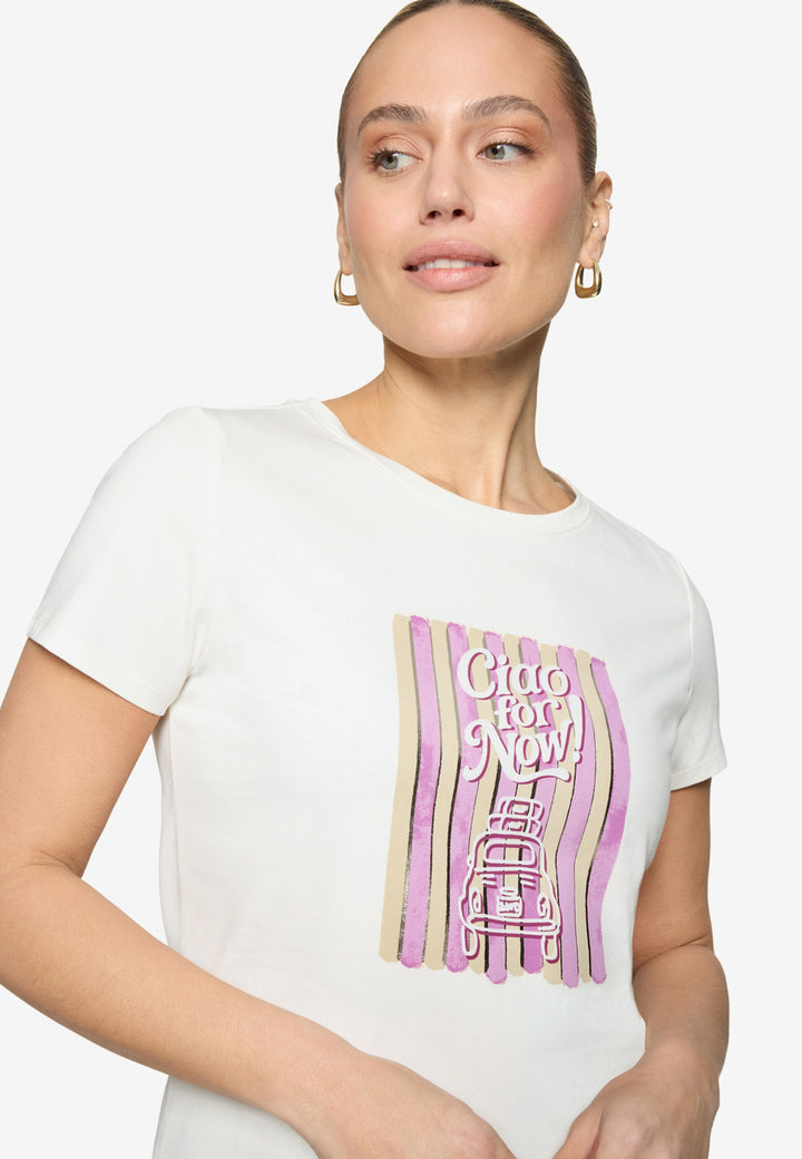 Shirt Kurz 1/2 Arm, Patch Cream/Pink 1943 Bild 5