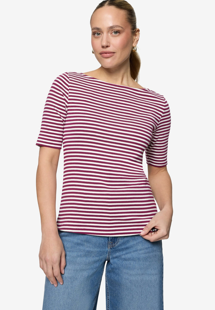 Shirt Kurz 1/2 Arm, Pink/Cream 4813 Bild 2