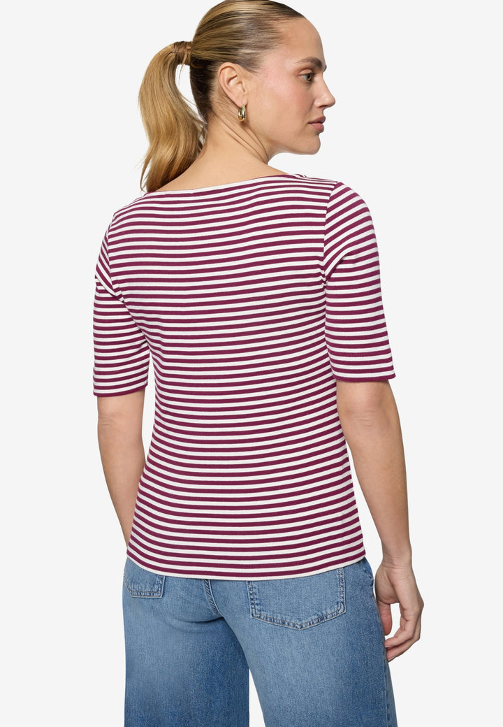 Shirt Kurz 1/2 Arm, Pink/Cream 4813 Bild 3