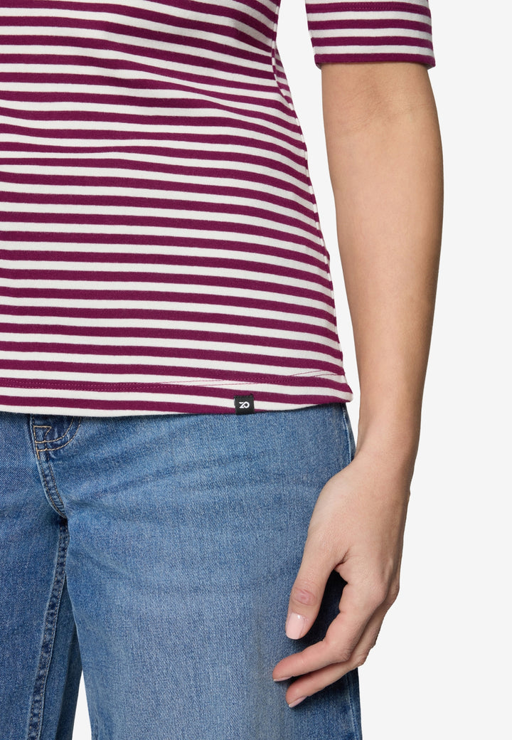 Shirt Kurz 1/2 Arm, Pink/Cream 4813 Bild 5
