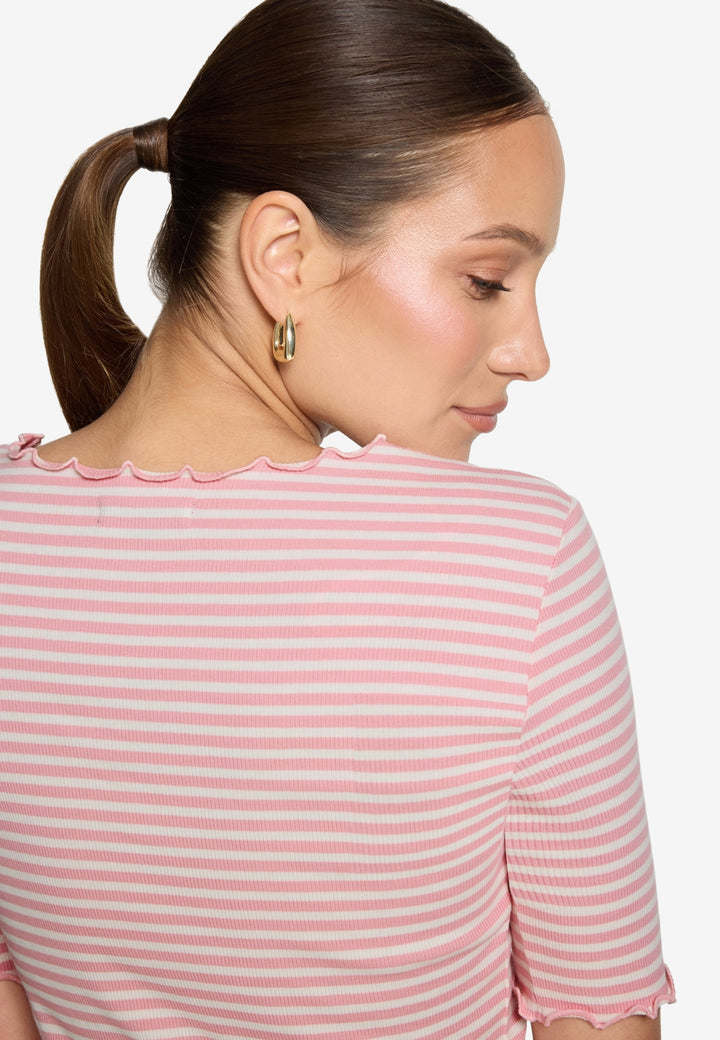 Shirt Kurz 1/2 Arm, Rosé/Cream 4815 Bild 5