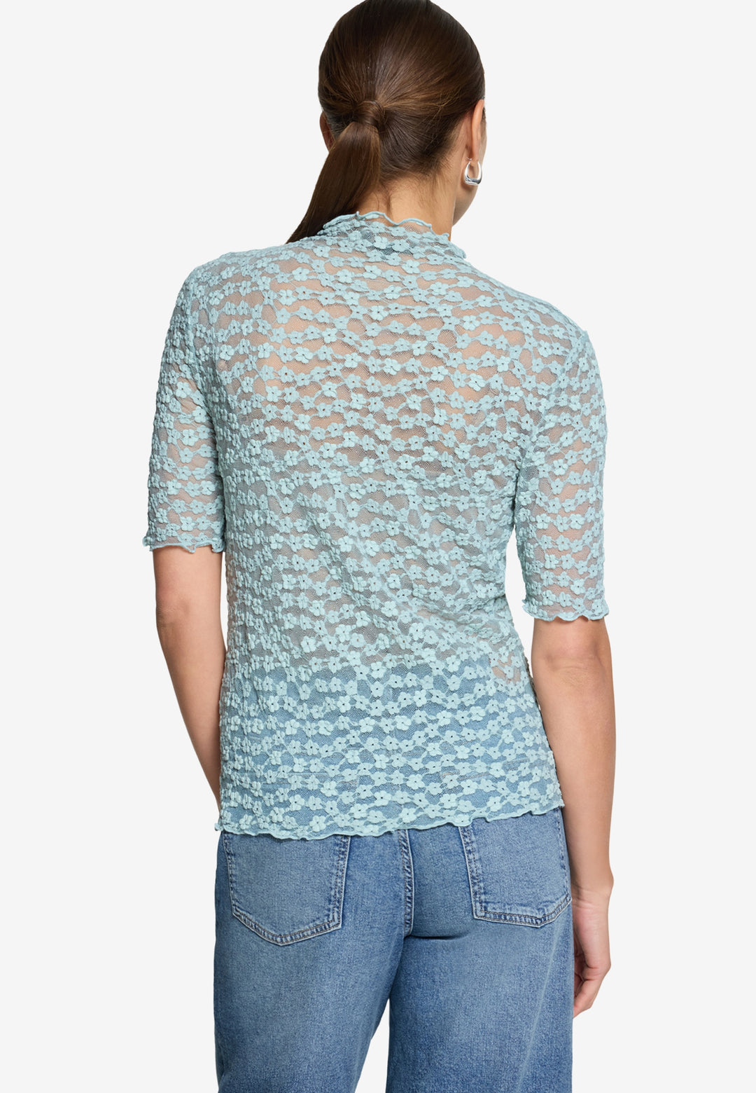 Shirt Kurz 1/2 Arm, Silver Blue 9184 Bild 3