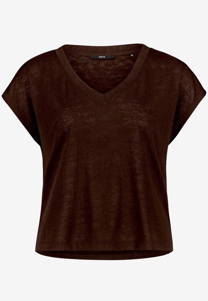 Shirt Kurz ohne Arm, Chocolate Plum 7416 Bild 1