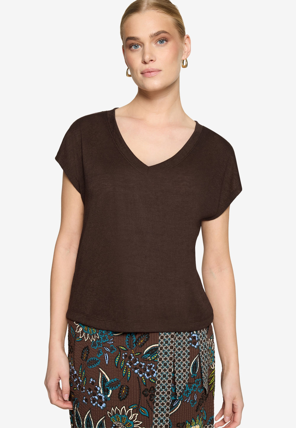 Shirt Kurz ohne Arm, Chocolate Plum 7416 Bild 2