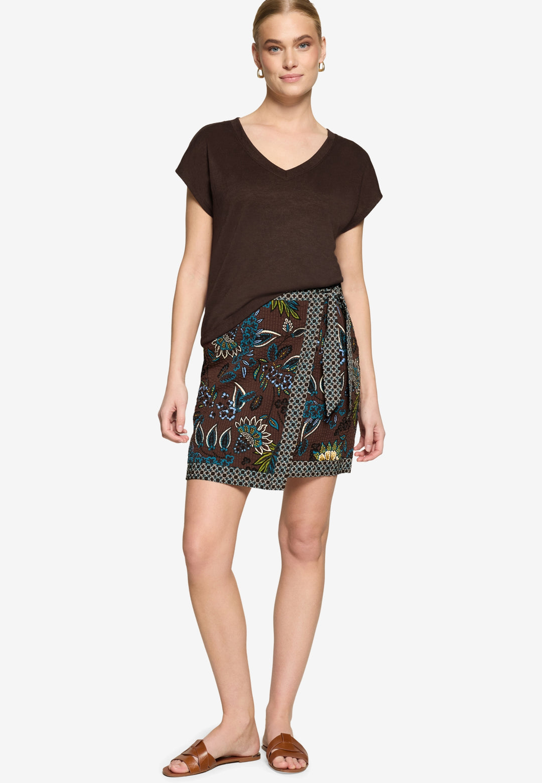 Shirt Kurz ohne Arm, Chocolate Plum 7416 Bild 4