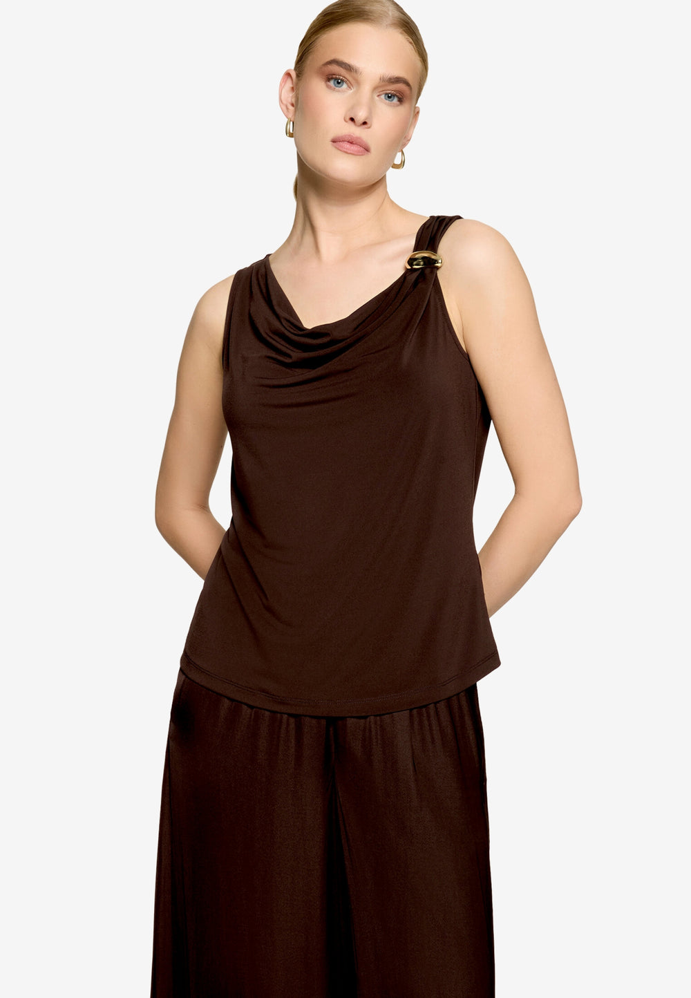 Shirt Kurz ohne Arm, Chocolate Plum 7416 Bild 2