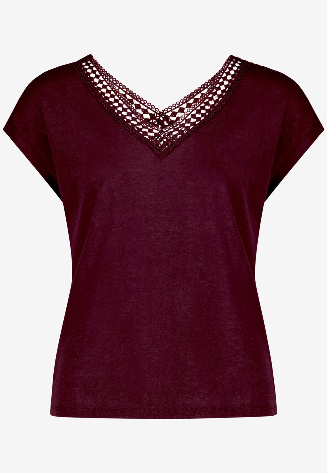 Shirt Kurz ohne Arm, Dark Aubergine 4685 Bild 1