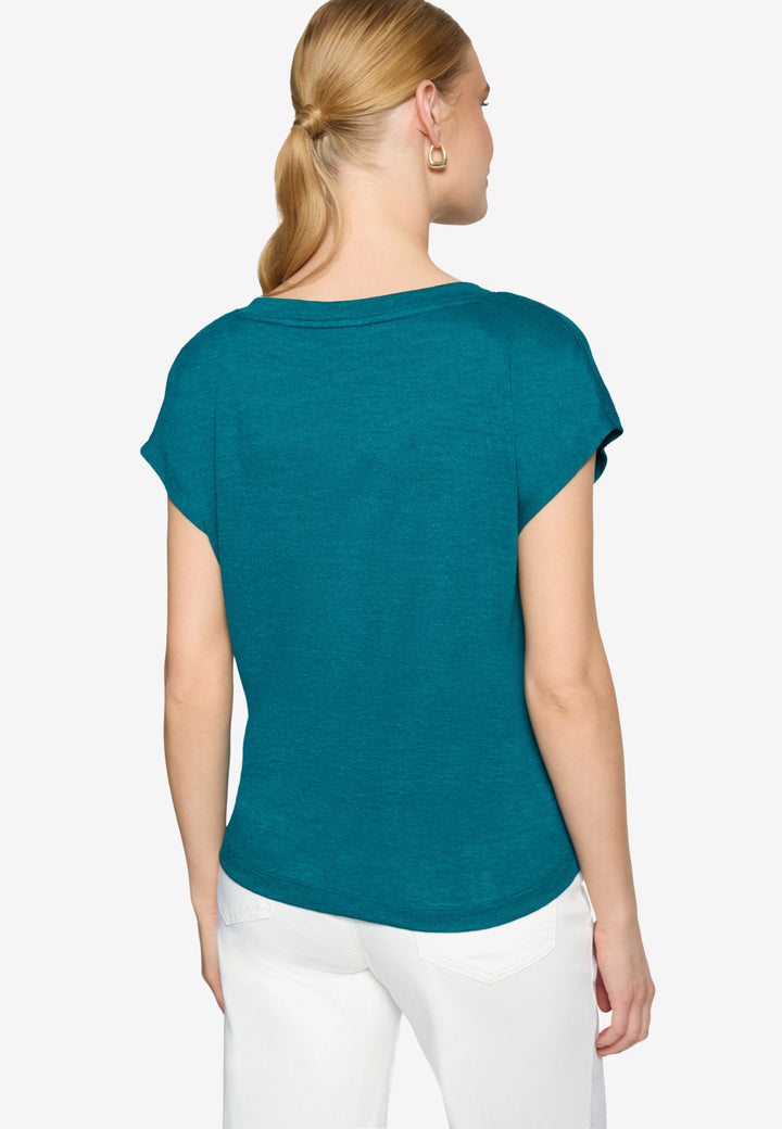 Shirt Kurz ohne Arm, Deep Lagoon 8524 Bild 3