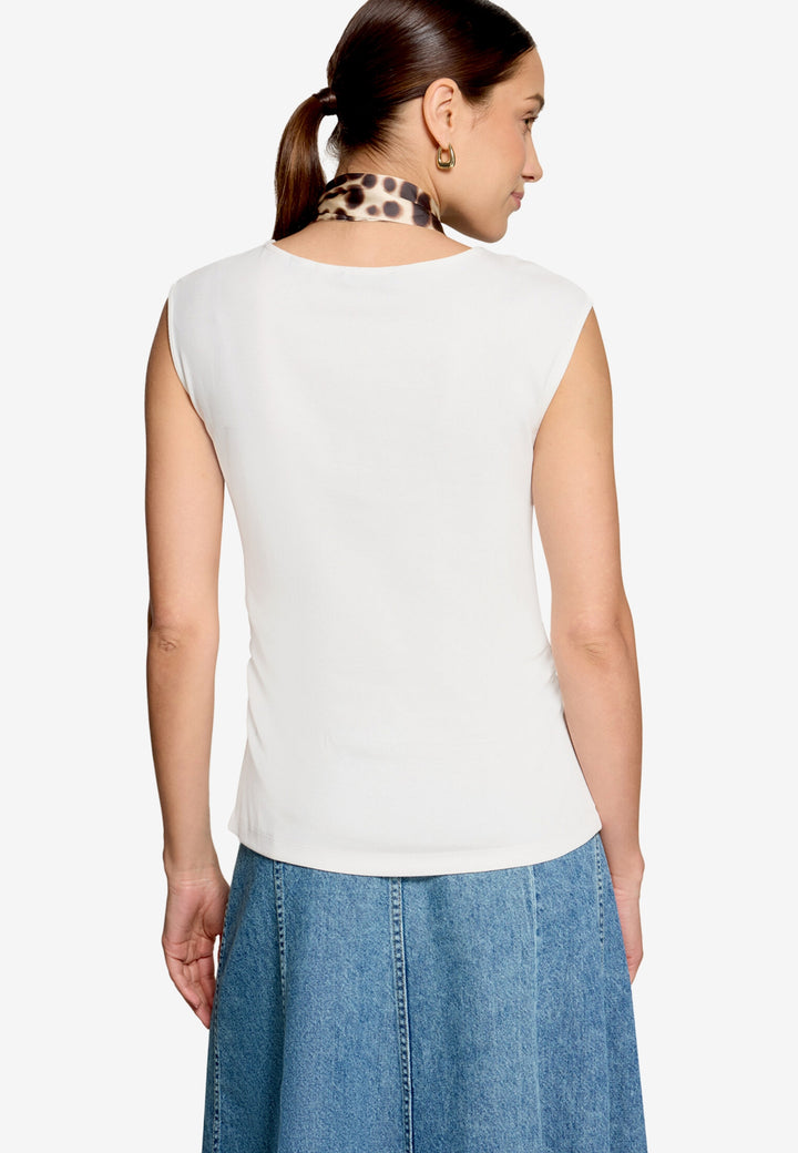 Shirt Kurz ohne Arm, Offwhite 1014 Bild 3