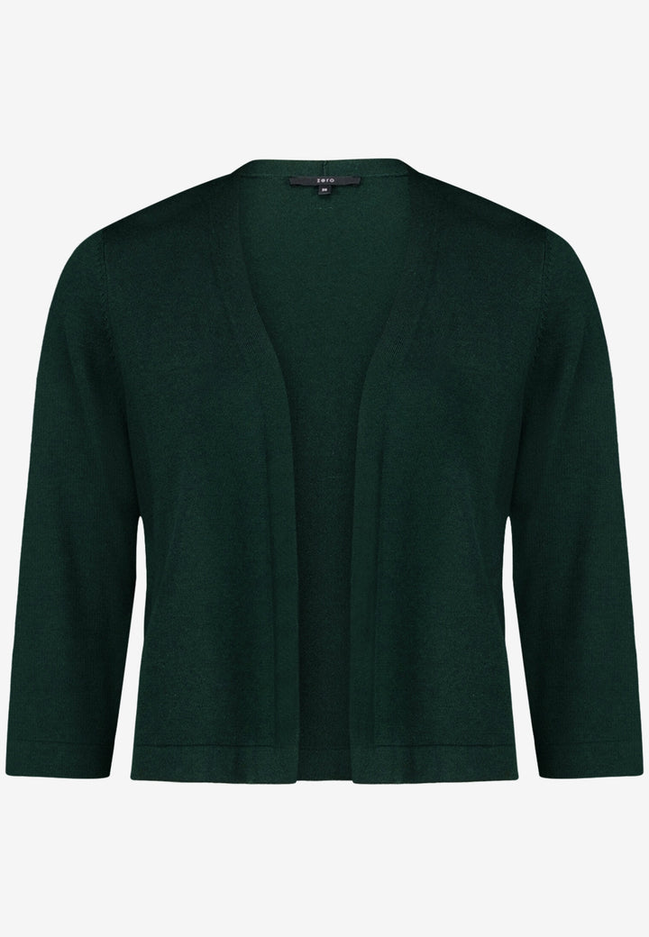 Strickjacke Kurz 3/4 Arm, Green Forest 5149 Bild 1