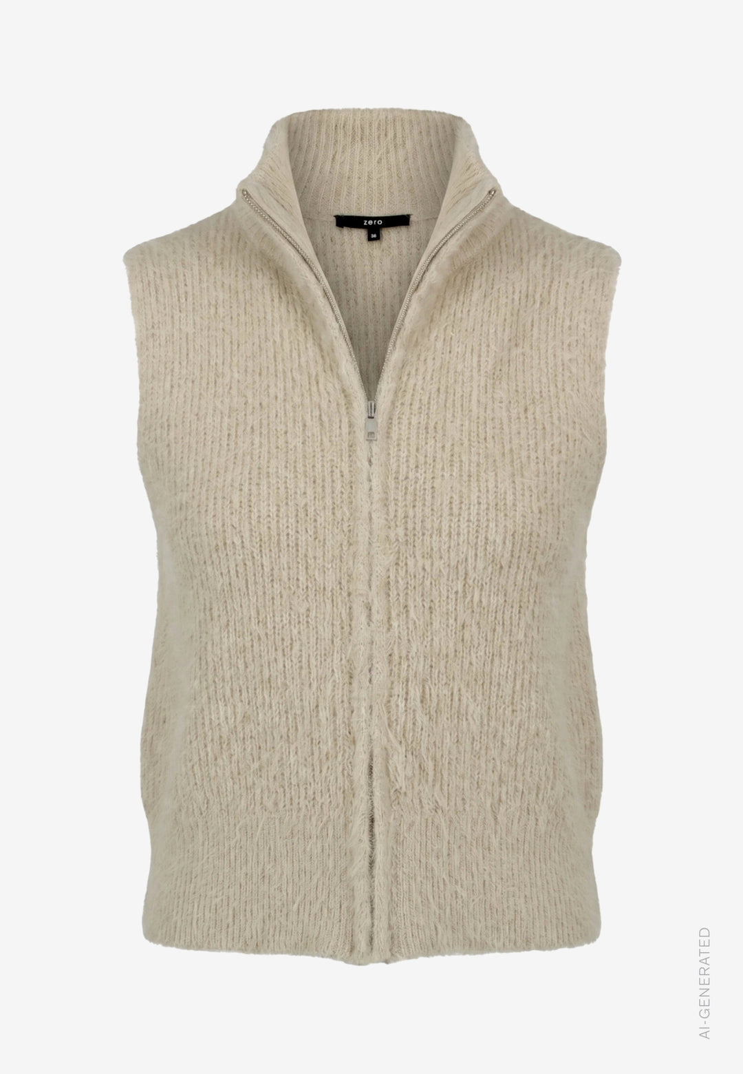 Strickjacke Kurz ohne Arm, Pastel-Cream 7300 Bild 1