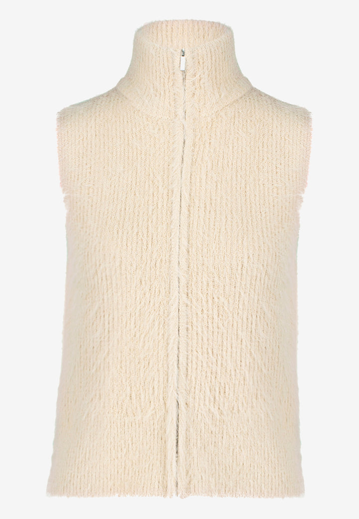 Strickjacke Kurz ohne Arm, Pastel-Cream 7300 Bild 6