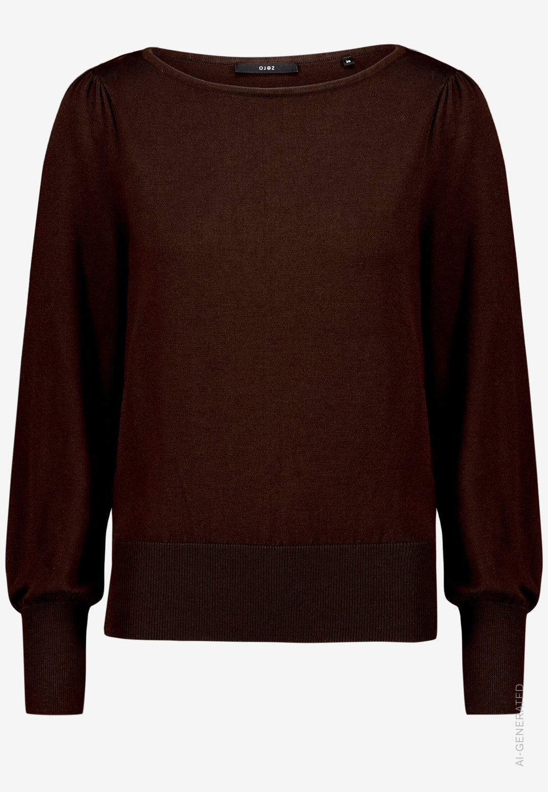 Strickpullover Kurz 1/1 Arm, Chocolate Plum 7416 Bild 1