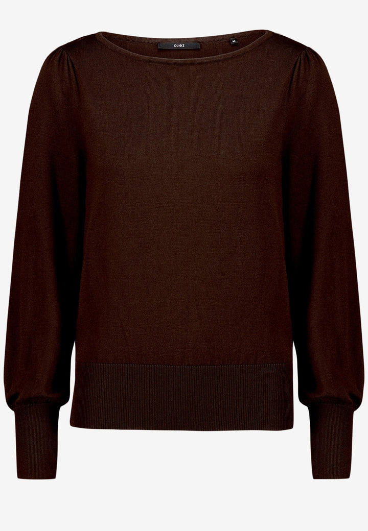 Strickpullover Kurz 1/1 Arm, Chocolate Plum 7416 Bild 1