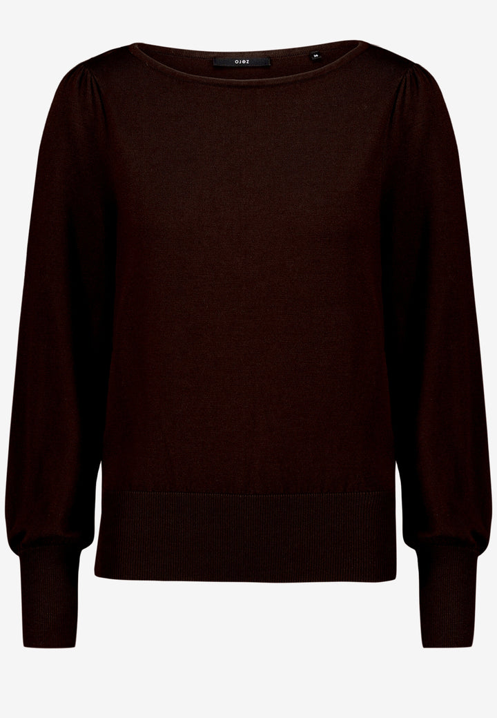 Strickpullover Kurz 1/1 Arm, Chocolate Plum 7416 Bild 6