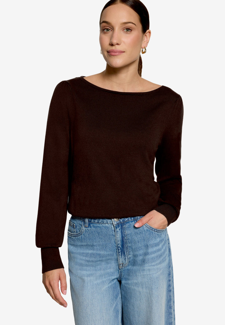 Strickpullover Kurz 1/1 Arm, Chocolate Plum 7416 Bild 7