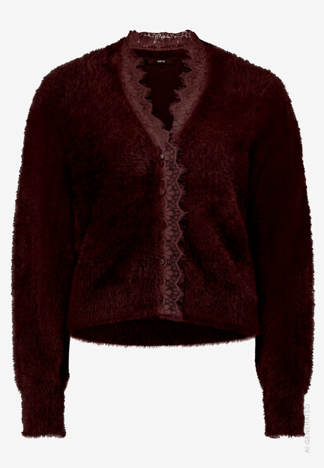 Strickpullover Kurz 1/1 Arm, Chocolate Plum 7416 Bild 1