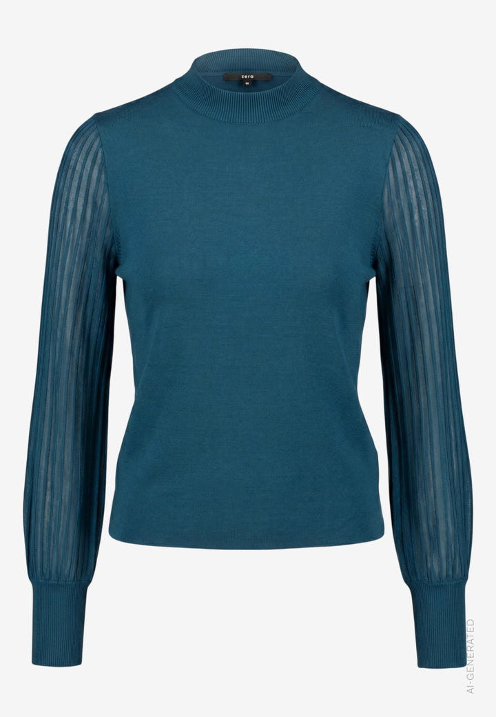 Strickpullover Kurz 1/1 Arm, Green Forest 5149 Bild 1