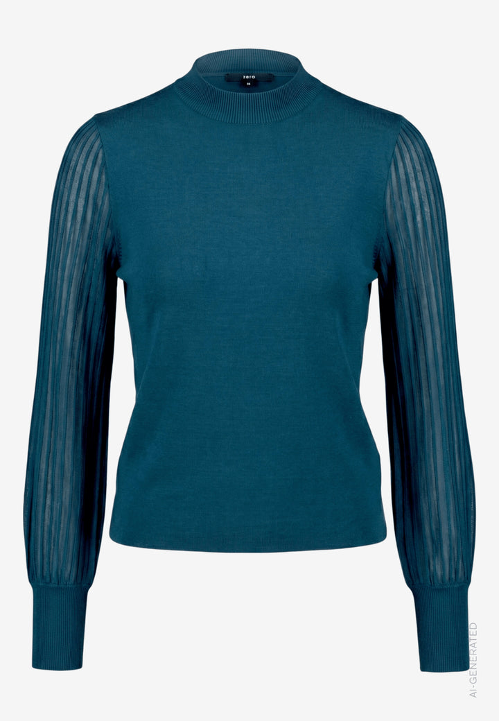 Strickpullover Kurz 1/1 Arm, Green Forest 5149 Bild 1