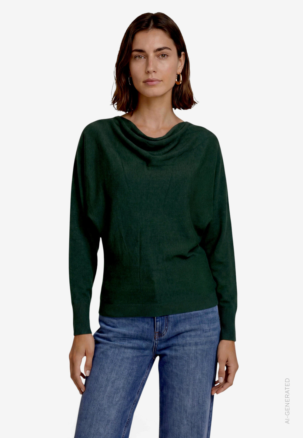 Strickpullover Kurz 1/1 Arm, Green Forest 5149 Bild 2