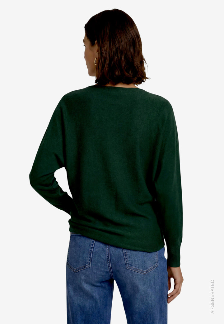 Strickpullover Kurz 1/1 Arm, Green Forest 5149 Bild 3