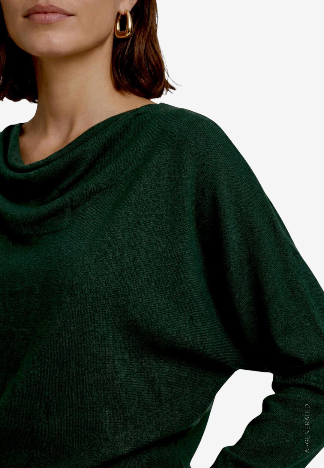 Strickpullover Kurz 1/1 Arm, Green Forest 5149 Bild 5